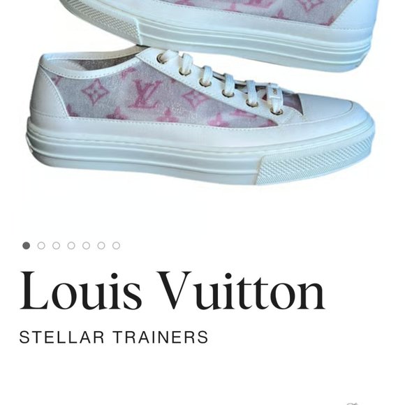 Louis Vuitton pink stellar trainers - Picture 3 of 4